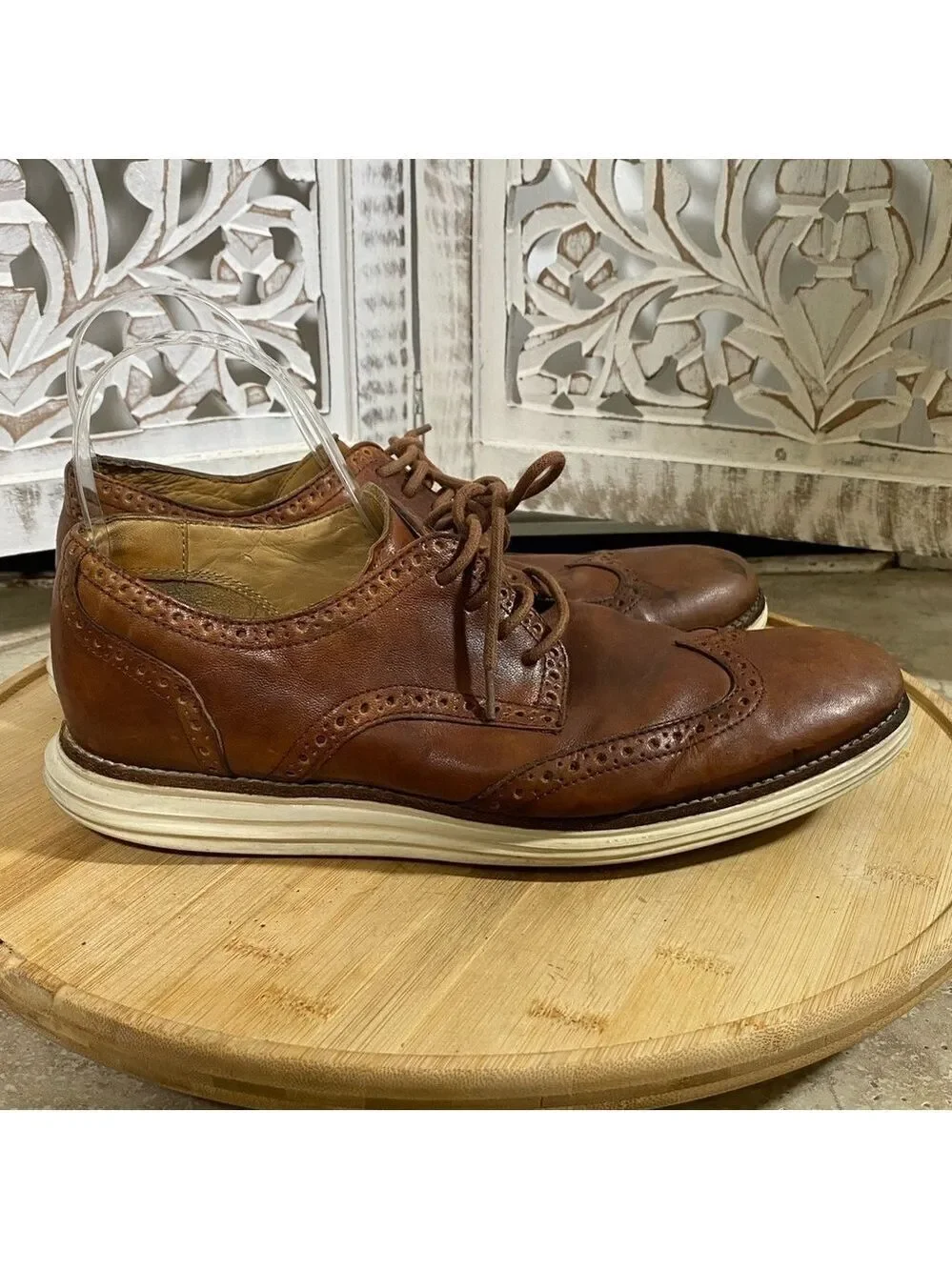 Cole Haan Lunarlon Men’s Original Wingtip Oxford Lunargrand 9M Leather